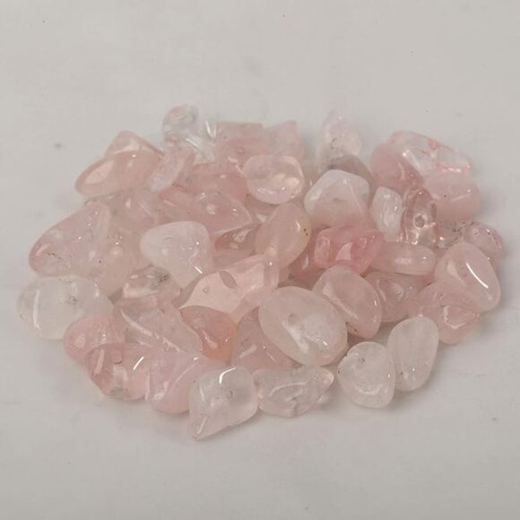 NEW - Pink Quartz Gemstone Beaded Stretch Bracelet - Picture 4 of 4